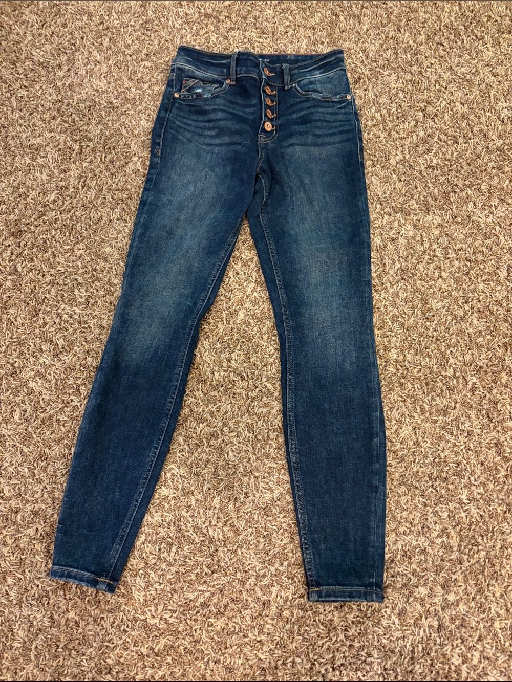NWOT- Edgerly - High-Rise Dark Blue Skinny Women’s Jeans